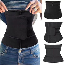 Загрузить изображение в средство просмотра галереи, Body Shaper - Zippered Waist Trainer
