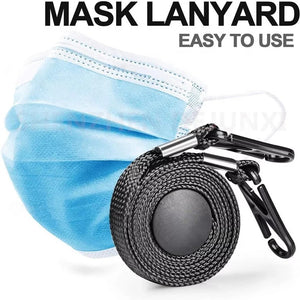 2 Adjustable Masks Lanyards