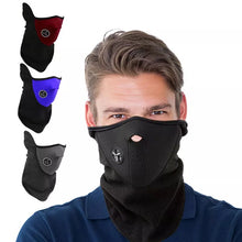 Cargar imagen en el visor de la galería, Fleece Unisex Windproof Half Face Mask
