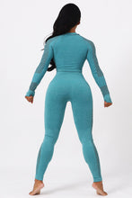 Cargar imagen en el visor de la galería, 2pcs Women Seamless Yoga Set - Long Sleeve
