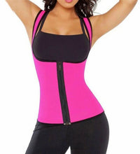 Cargar imagen en el visor de la galería, Women Slimming Waist Trainer - Zippered Vest
